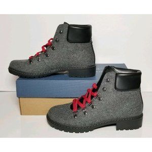 G H BASS AUBREY WOMEN SIZE 7.5  HIKER BOOTS NEW / BOX GREY 0773-3840-010